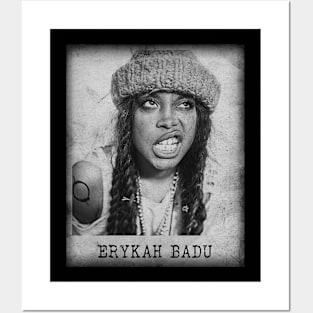 Erykah Badu // Vintage Minimalist Posters and Art